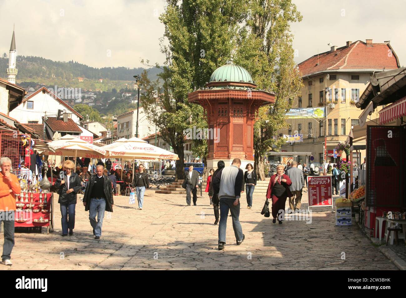 薩拉熱窩Baščaršija廣場與清真寺